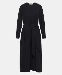 New ROBE IZUMI EN CHEVRON COTON LAINE - Femme Robes