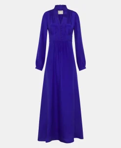 Clearance ROBE JISHO EN MÉLANGE DE SOIE CRÊPE - Femme Robes