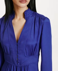Clearance ROBE JISHO EN MÉLANGE DE SOIE CRÊPE - Femme Robes