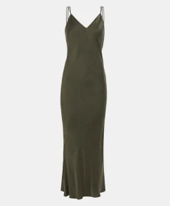 Hot ROBE MARI EN SOIE SANDWASHED UNIE - Femme Robes