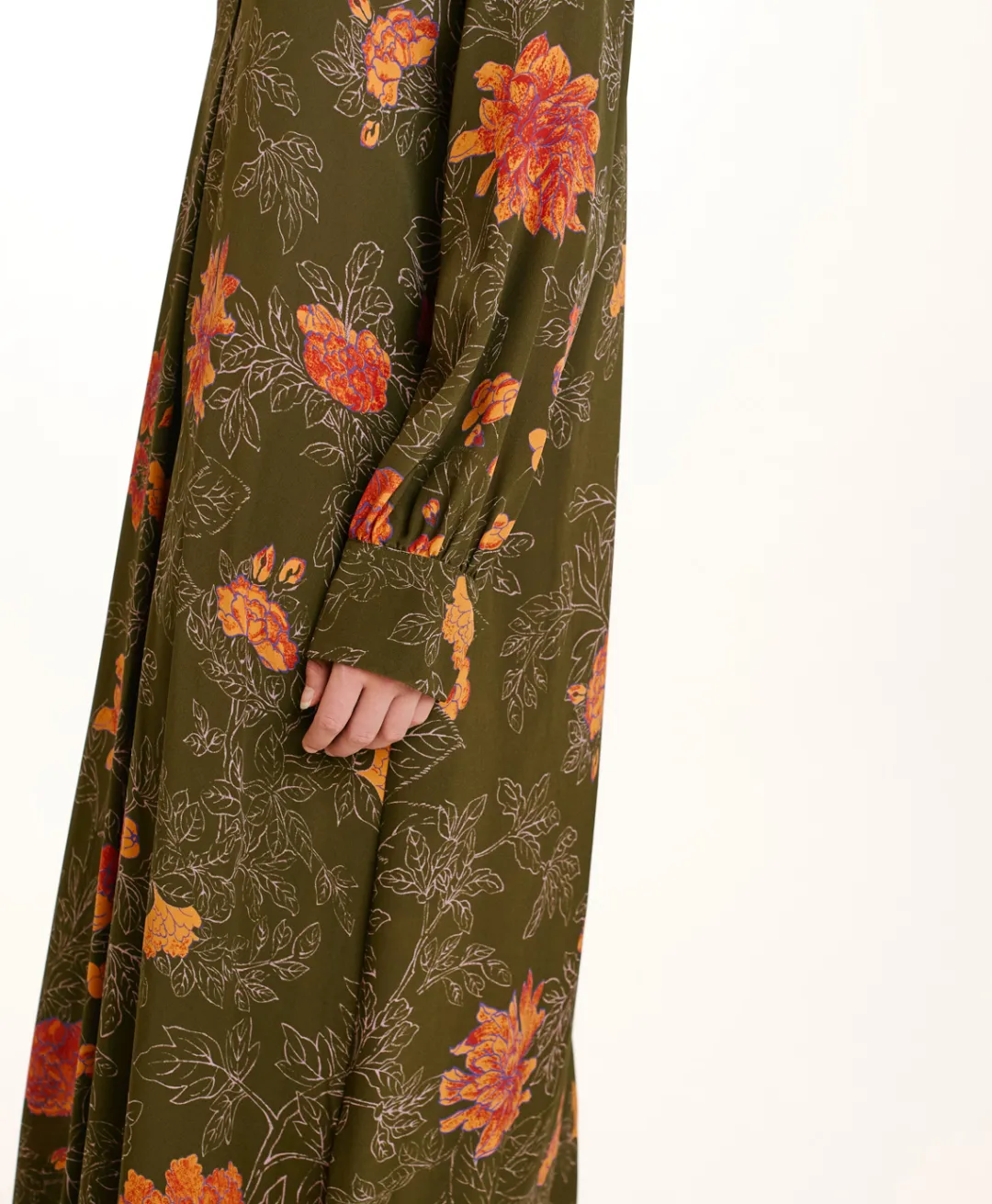 Clearance ROBE NAO EN CRÊPE DE CHINE IMPRIMÉ - Femme Robes
