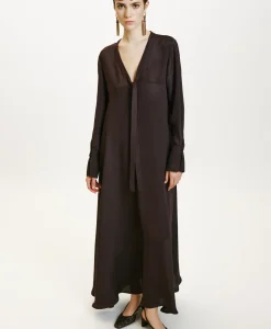 ROBE TAIKI EN MÉLANGE DE SOIE CRÊPE - Femme Robes