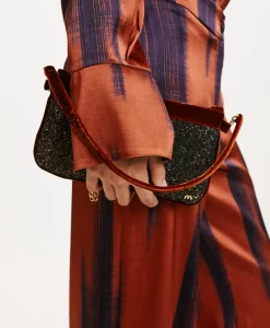 Outlet SAC KUROI BIS EN GLITTER AVEC VELOURS - Femme Sacs Et Pochettes