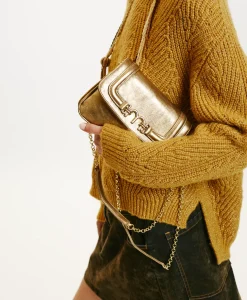 Discount SAC MIMI' FLE EN ÉCO-CUIR LAMINÉ - Femme Sacs Et Pochettes