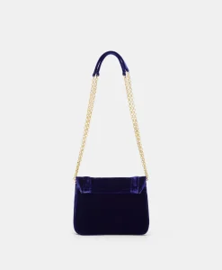 New SAC MIMI' FLORE EN VELOURS LISSE - Femme Sacs Et Pochettes