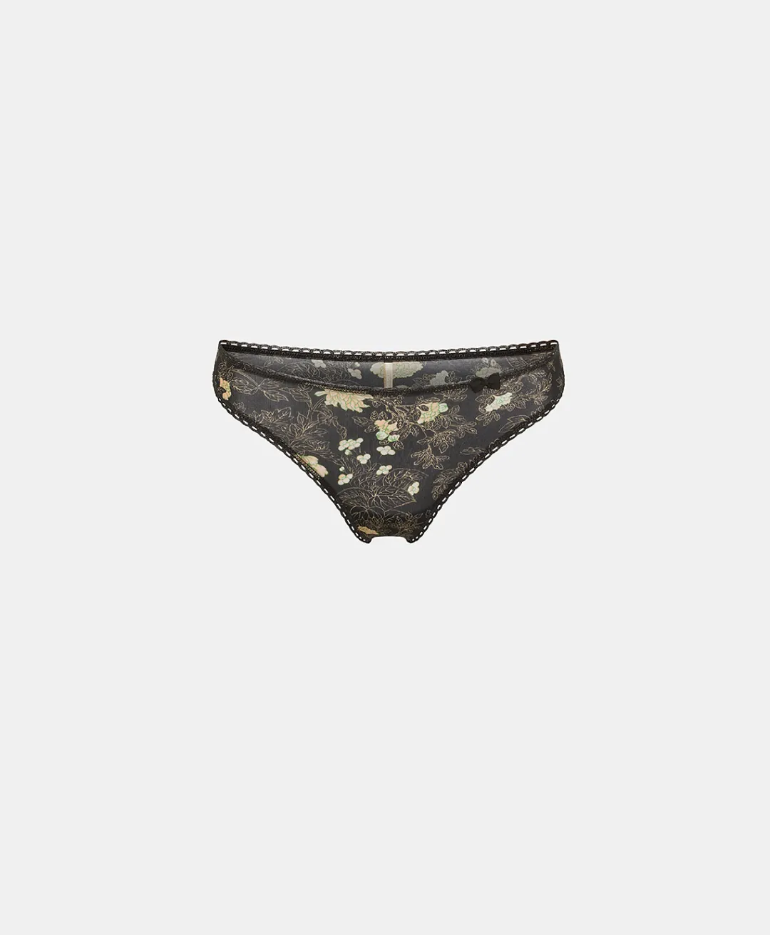 Best SLIP ARCA EN NYLON IMPRIMÉ - NOIR/ROSE POUDRÉ Femme Culottes