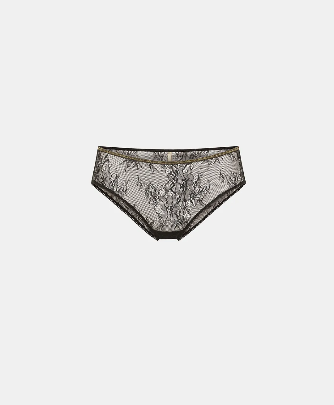 New SLIP AYAME EN DENTELLE AVEC VOLANT - Femme Culottes
