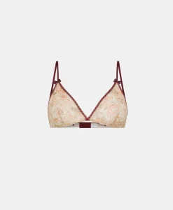 Clearance SOUTIEN-GORGE AMETHIST EN NYLON IMPRIMÉ - MULTICOLORE ROSE Femme Soutiens-Gorge