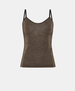 Hot TOP AIRELLE EN JERSEY LUREX - Femme Bodys Et Nuisettes