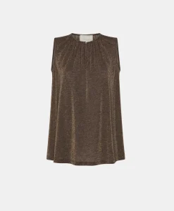 Discount TOP CRIS EN JERSEY LUREX - Femme Tops Et T-Shirts