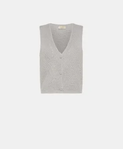 New TRICOT HIDARI POINT BRODERIE LUREX - Femme Mailles