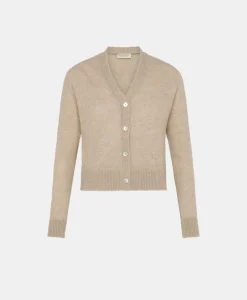 Clearance TRICOT JIRO EN MOHAIR MÉLANGE LUREX - CRÈME Femme Mailles