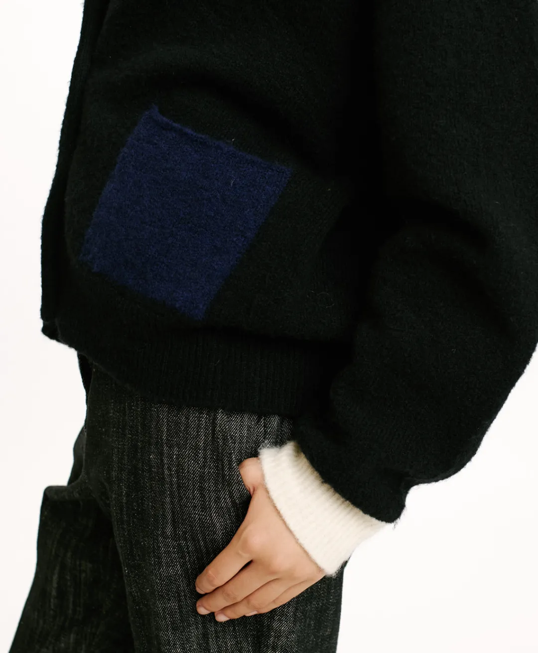 TRICOT KAERU EFFET JERSEY COLOR BLOCK - Femme Mailles