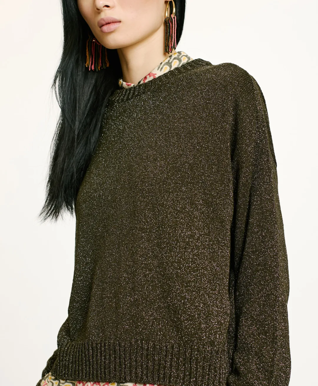Discount TRICOT KARASU EN LUREX - Femme Mailles