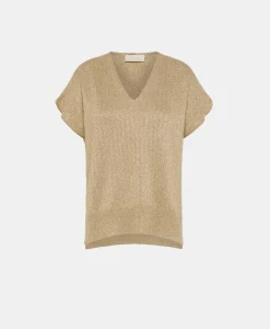 New TRICOT MOE EN LUREX - Femme Mailles