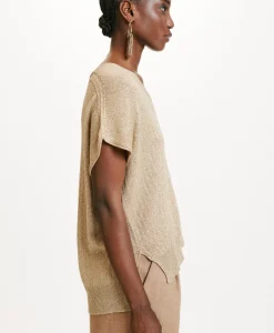 New TRICOT MOE EN LUREX - Femme Mailles