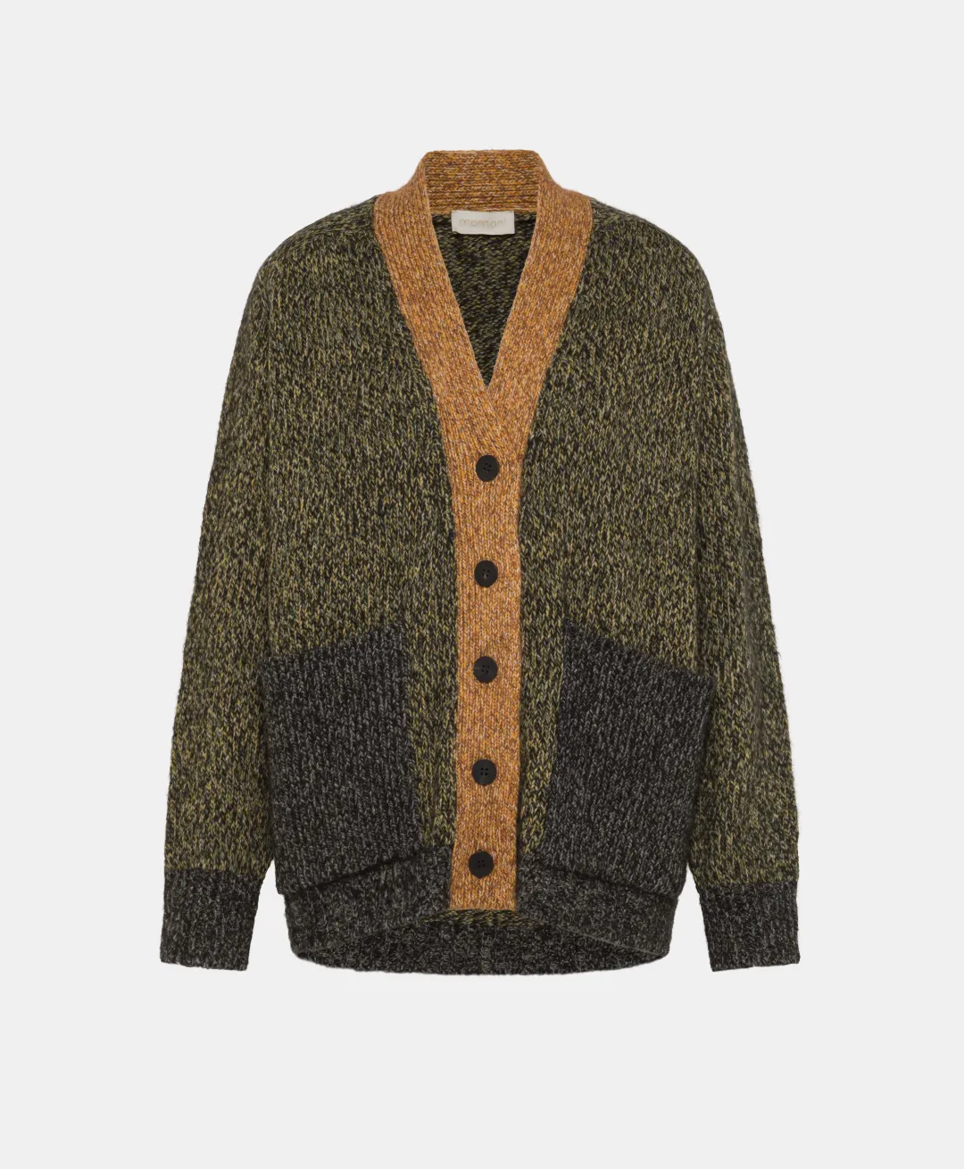 New TRICOT NATSU MOULINÉ COLOR BLOCK - MULTICOLORE VERT Femme Mailles