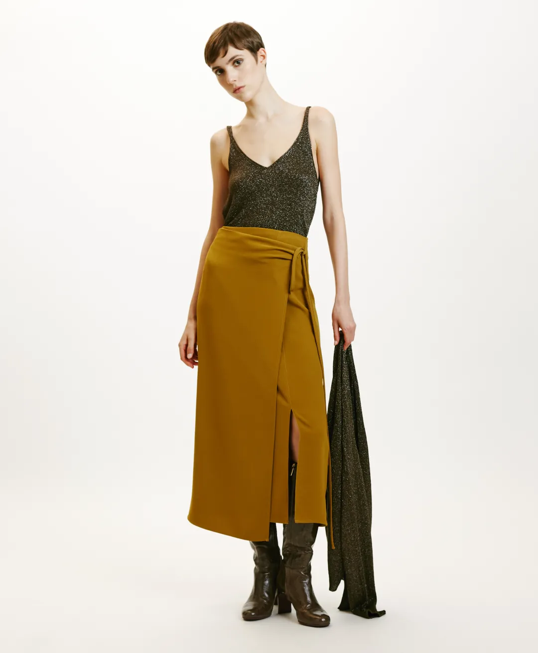 Outlet TRICOT NIJI EN LUREX - Femme Mailles