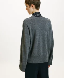 New TRICOT ODINO EN LAINE MÉRINOS CACHEMIRE - Femme Mailles