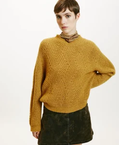 TRICOT OITA POINT BRODERIE LUREX - Femme Mailles