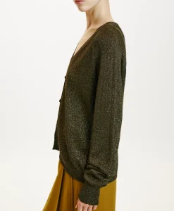Outlet TRICOT SHIRO EN LUREX - Femme Mailles