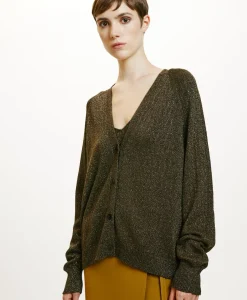 Outlet TRICOT SHIRO EN LUREX - Femme Mailles