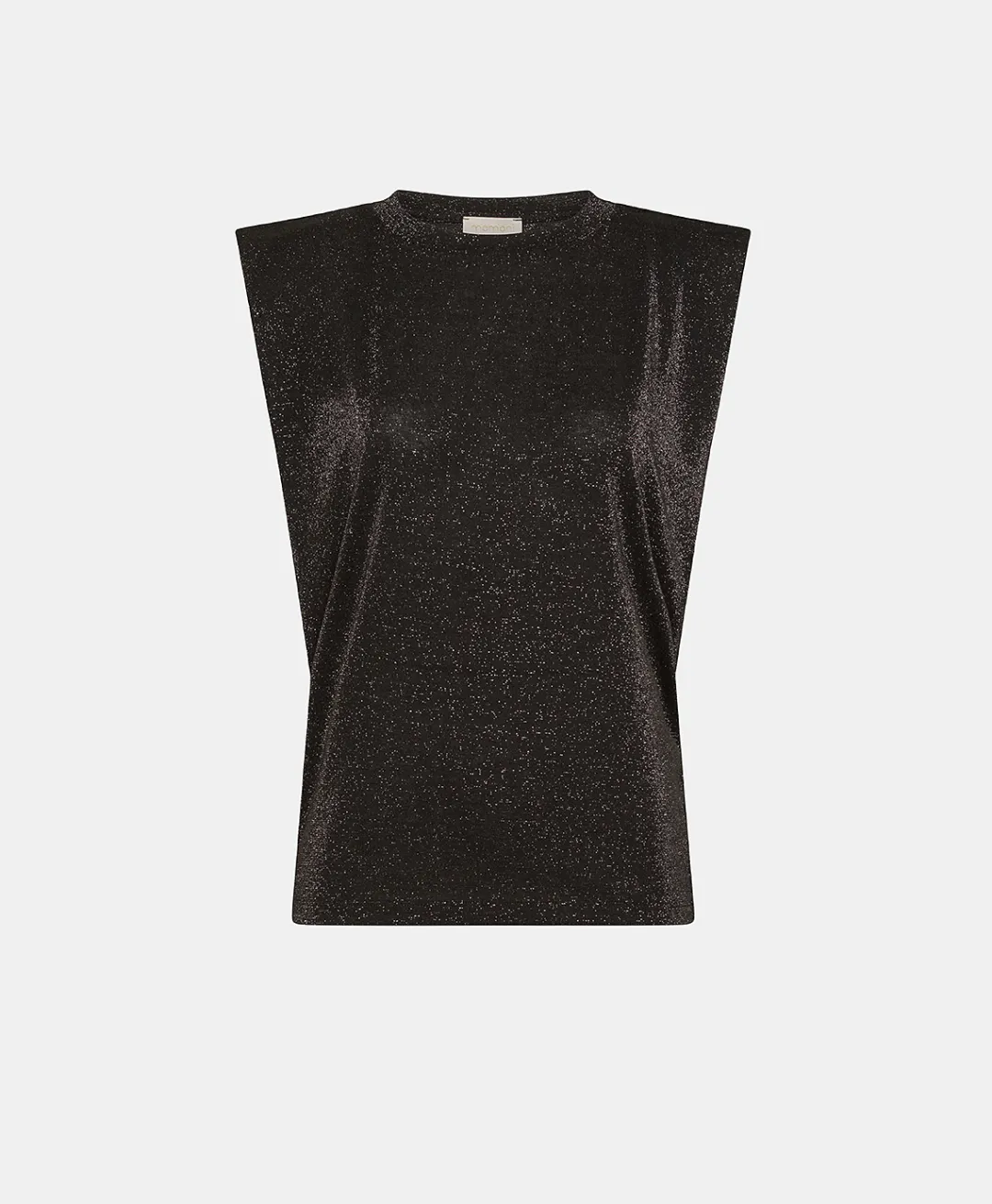 Hot TSHIRT ENNA EN JERSEY LUREX - GRIS CHARBON Femme Tops Et T-Shirts