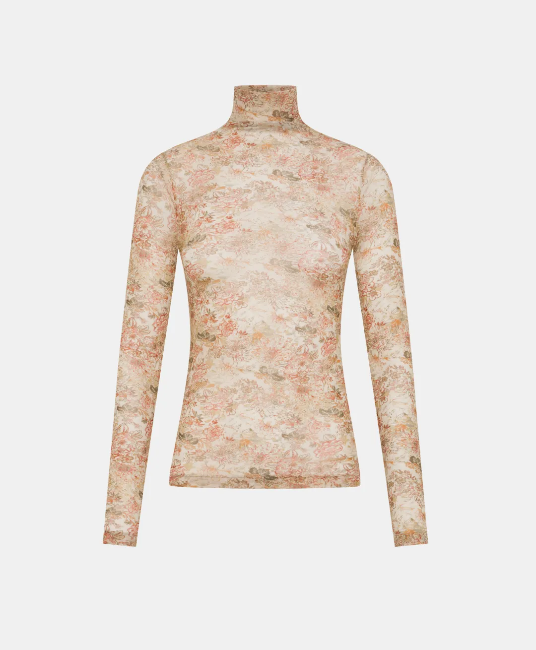 Sale T-SHIRT INE EN NYLON IMPRIMÉ - MULTICOLORE ROSE Femme Tops Et T-Shirts