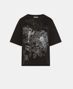 Sale T-SHIRT IORA EN JERSEY IMPRIMÉ LAMINÉ - Femme Tops Et T-Shirts