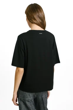 Sale T-SHIRT IORA EN JERSEY IMPRIMÉ LAMINÉ - Femme Tops Et T-Shirts