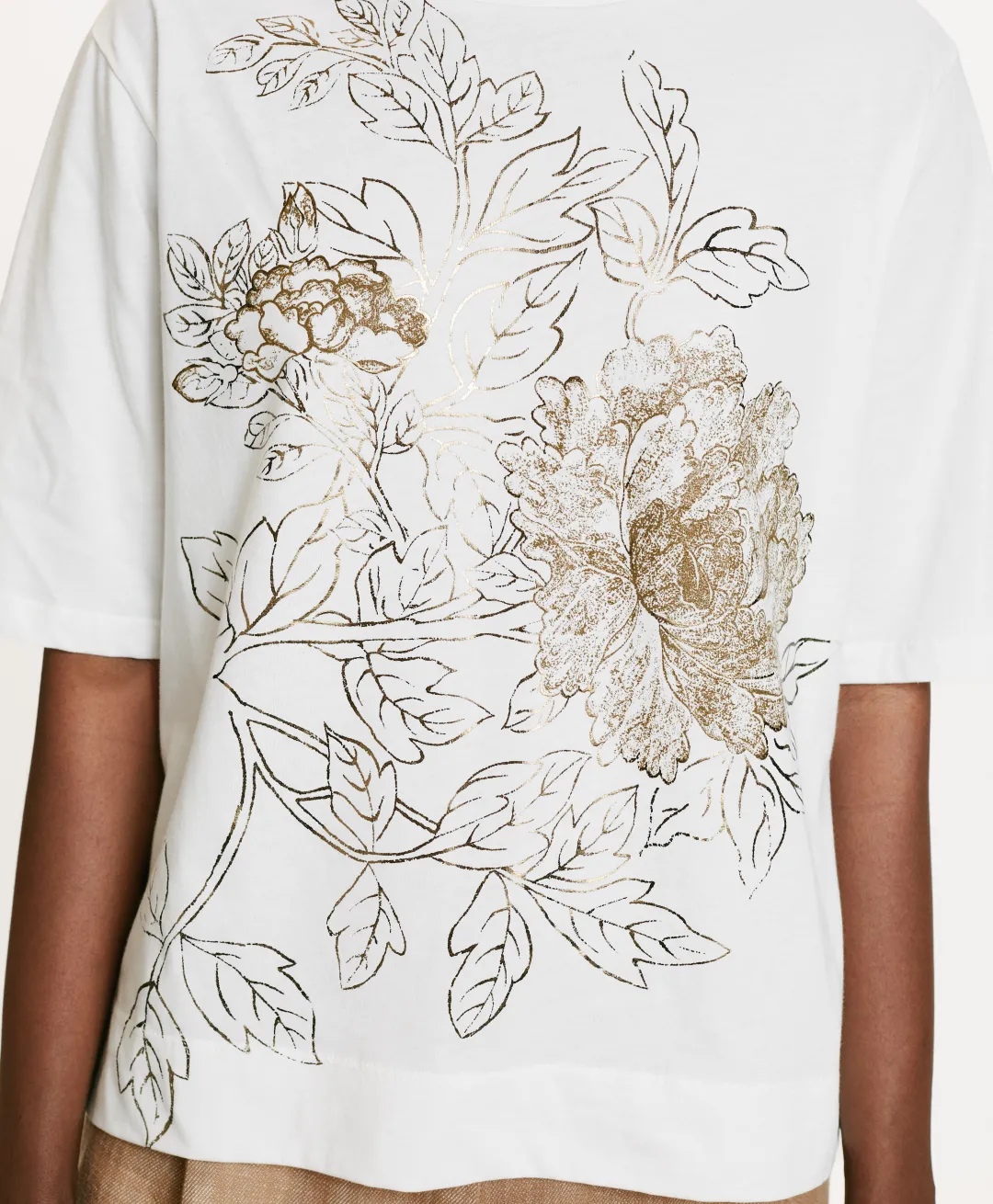 Sale T-SHIRT IA EN JERSEY IMPRIMÉ LAMINÉ - Femme Tops Et T-Shirts