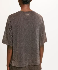 Hot TSHIRT IORA EN JERSEY LUREX - Femme Tops Et T-Shirts