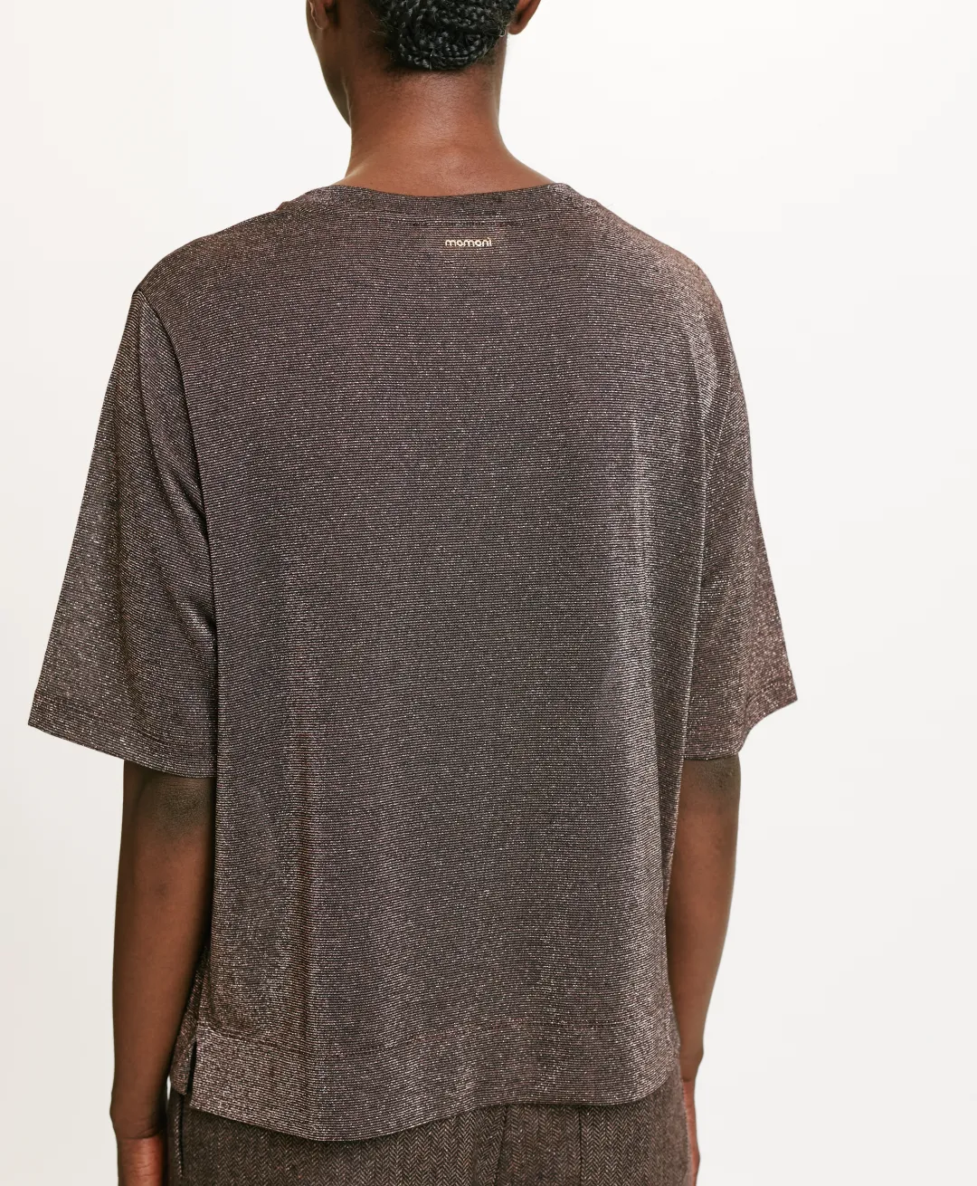 Hot TSHIRT IORA EN JERSEY LUREX - Femme Tops Et T-Shirts
