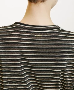 Clearance TSHIRT IORA EN JERSEY LUREX - MULTICOLORE CUIVRE Femme Tops Et T-Shirts