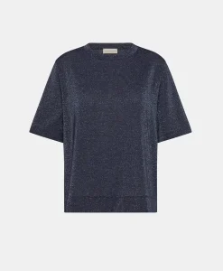 Clearance TSHIRT IORA EN JERSEY LUREX - Femme Tops Et T-Shirts