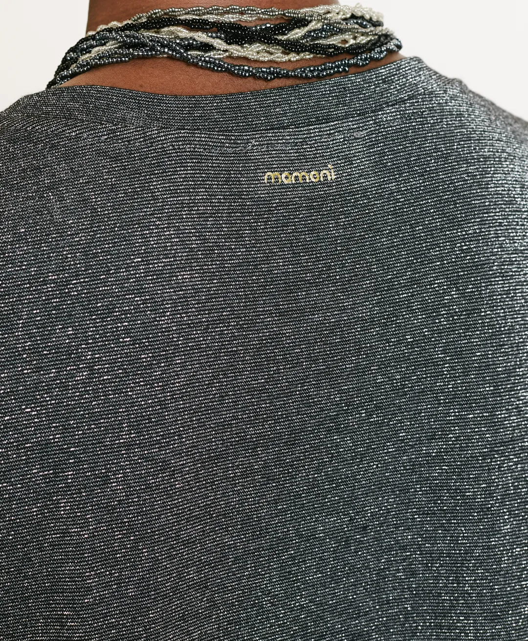 Sale TSHIRT IORA EN JERSEY LUREX - GRIS FONCÉ Femme Tops Et T-Shirts