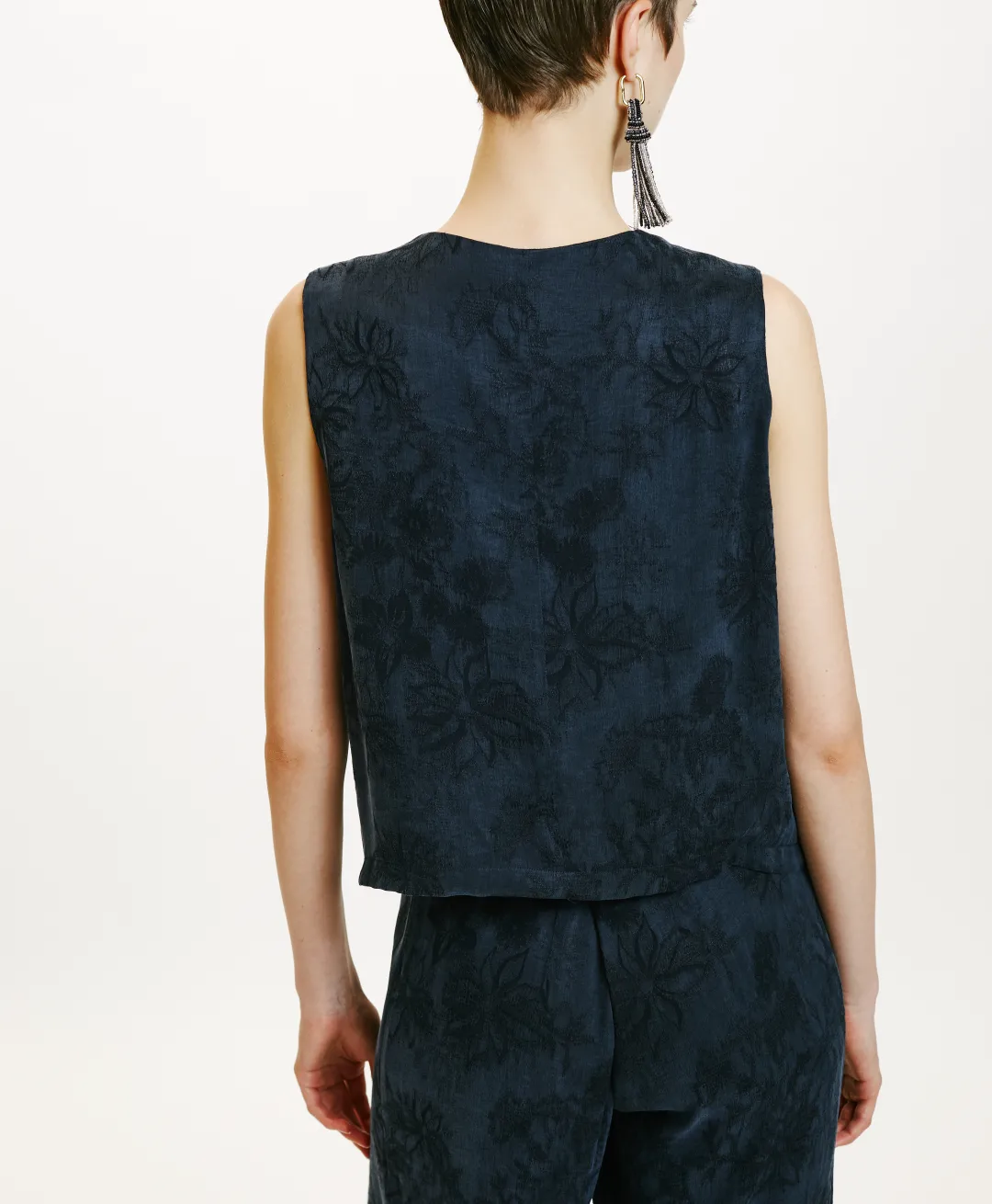 Sale VESTE SABI EN LYONCEL VISCOSE JACQUARD - Femme Vestes